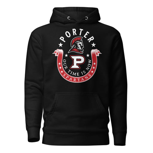 Porter High School Spartans Black Premium Unisex Hoodie 229