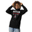 Woman wearing Porter High School Spartans Black Premium Unisex Hoodie 003