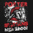 Porter Spartans high school logo with a Spartan helmet on a black background - premium hoodie design 205