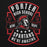 Porter High School Spartans logo with helmet and text on a black background - premium hoodie design 207