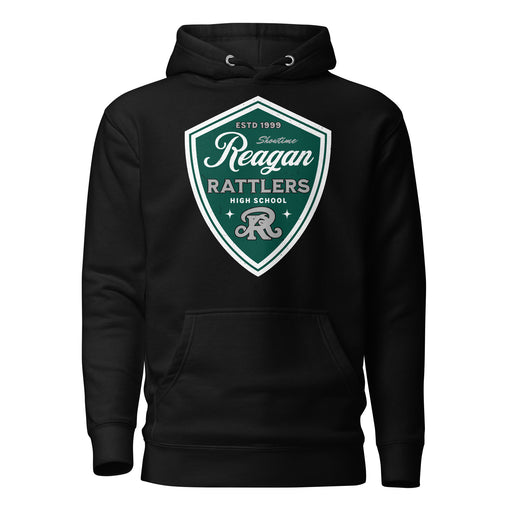 Reagan High School Rattlers Black Premium Unisex Hoodie 225