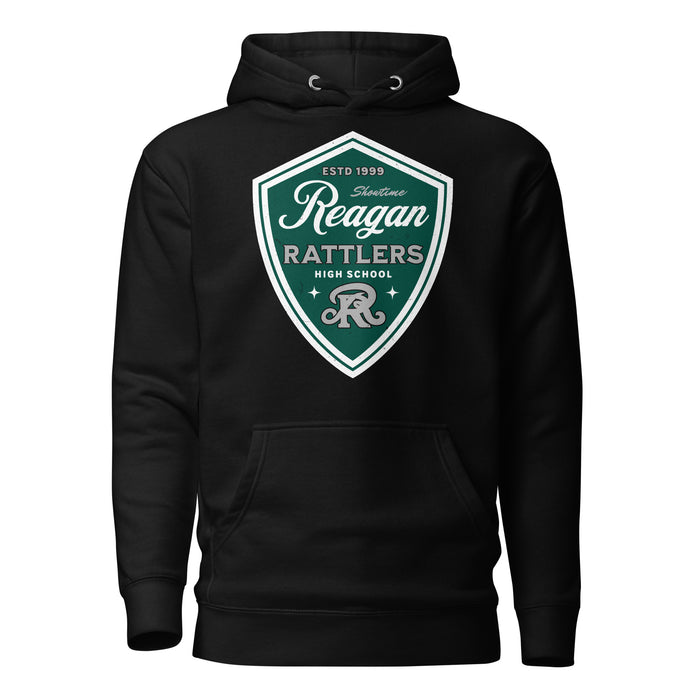 Reagan High School Rattlers Black Premium Unisex Hoodie 225
