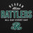 Close-up view of Reagan High School Rattlers Black Premium Unisex Hoodie 040