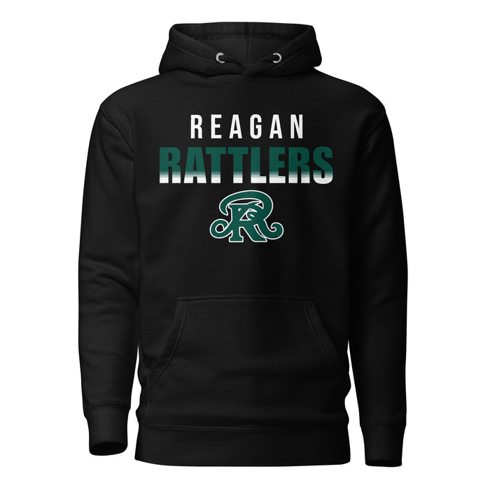 Reagan High School Rattlers Black Premium Unisex Hoodie 024