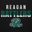 Close-up view of Reagan High School Rattlers Black Premium Unisex Hoodie 024