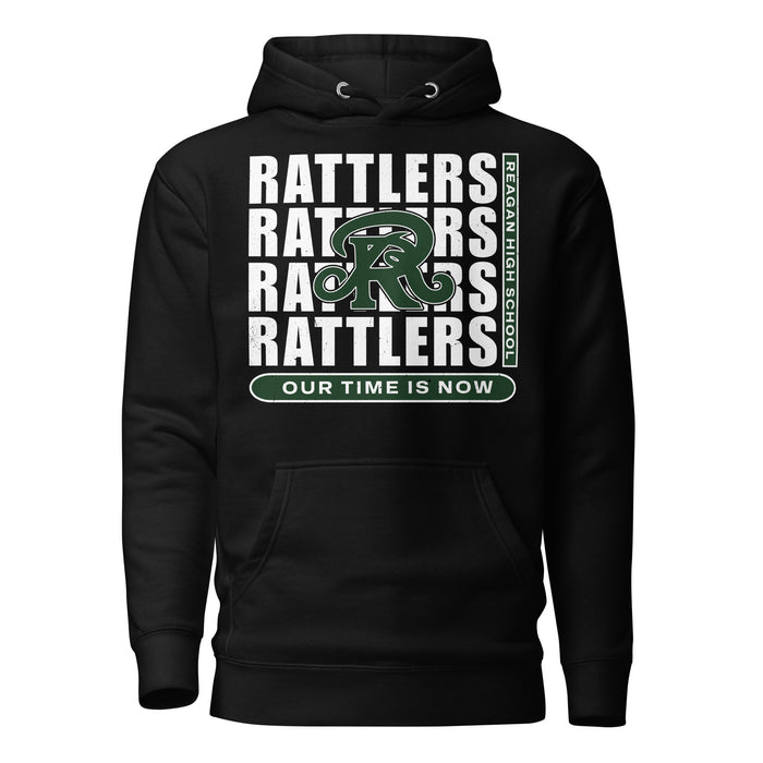 Reagan High School Rattlers Black Premium Unisex Hoodie 235