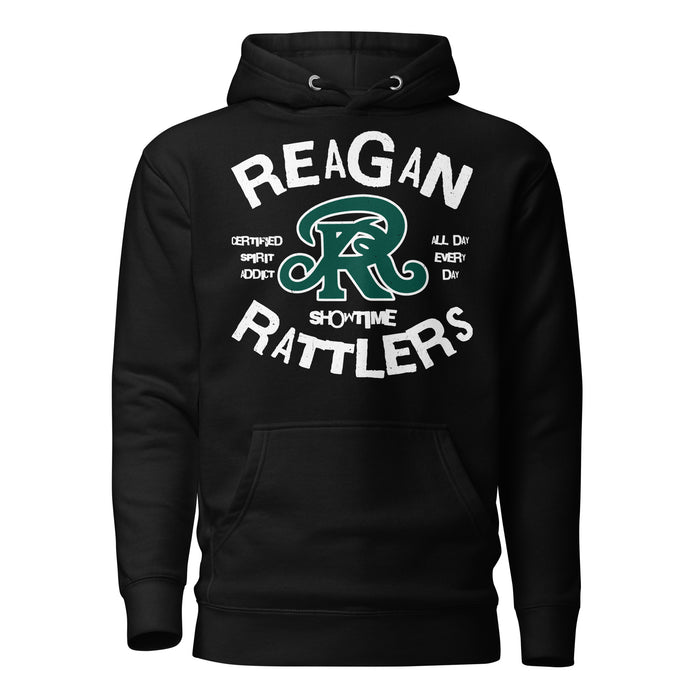 Reagan High School Rattlers Black Premium Unisex Hoodie 228