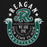 Close-up view of Reagan High School Rattlers Black Premium Unisex Hoodie 229