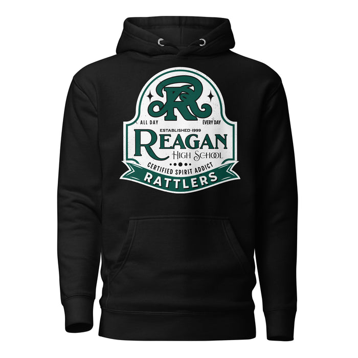 Reagan High School Rattlers Black Premium Unisex Hoodie 219