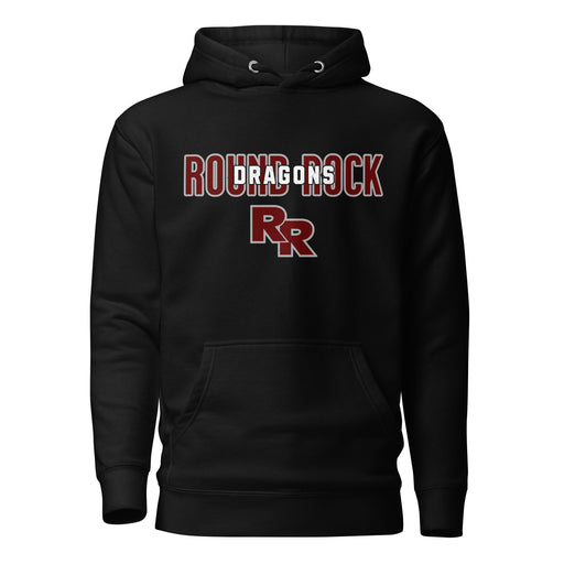 Round Rock High School Dragons Black Premium Unisex Hoodie 227
