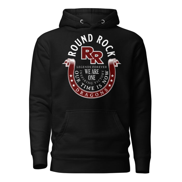 Round Rock High School Dragons Black Premium Unisex Hoodie 229