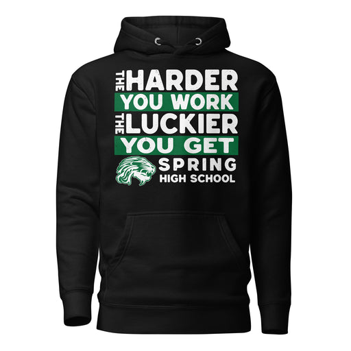 Spring High School Lions Black Premium Unisex Hoodie 238