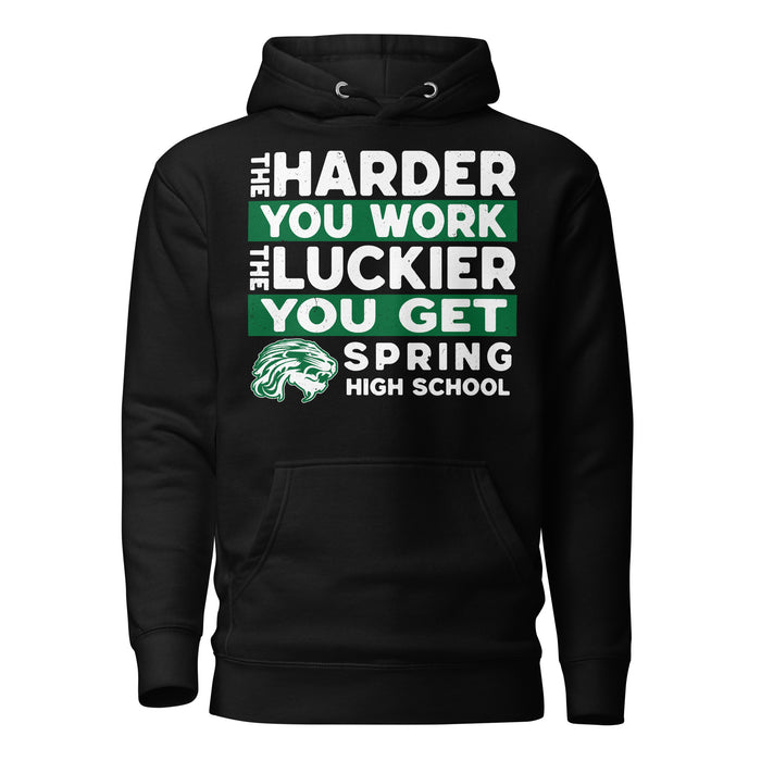 Spring High School Lions Black Premium Unisex Hoodie 238