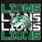 Close-up view of Spring High School Lions Black Premium Unisex Hoodie 233