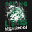 Close-up view of Spring High School Lions Black Premium Unisex Hoodie 205