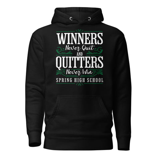 Spring High School Lions Black Premium Unisex Hoodie 237