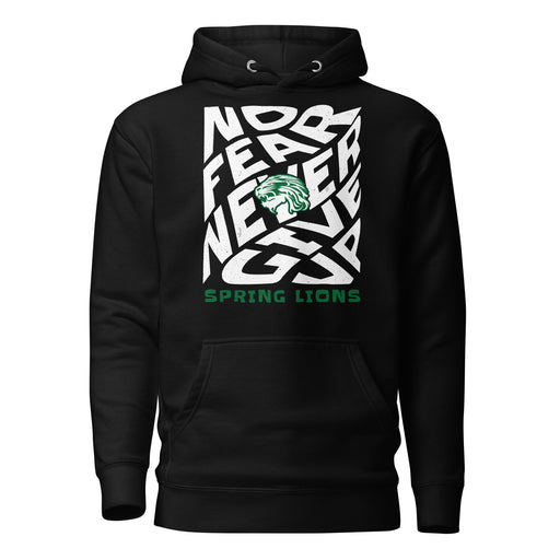 Spring High School Lions Black Premium Unisex Hoodie 236
