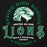 Close-up view of Spring High School Lions Black Premium Unisex Hoodie 206