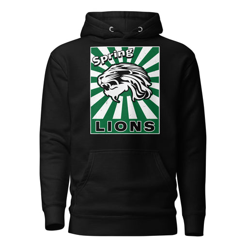 Spring High School Lions Black Premium Unisex Hoodie 226