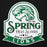 Close-up view of Spring High School Lions Black Premium Unisex Hoodie 219