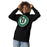 Woman wearing Spring High School Lions Black Premium Unisex Hoodie 216