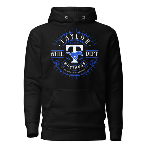 Taylor High School Mustangs Black Premium Unisex Hoodie 201