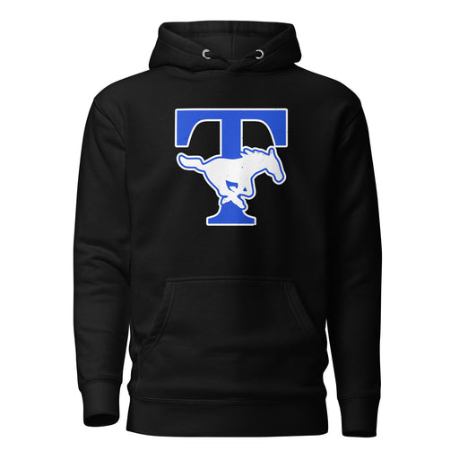 Taylor High School Mustangs Black Premium Unisex Hoodie 200
