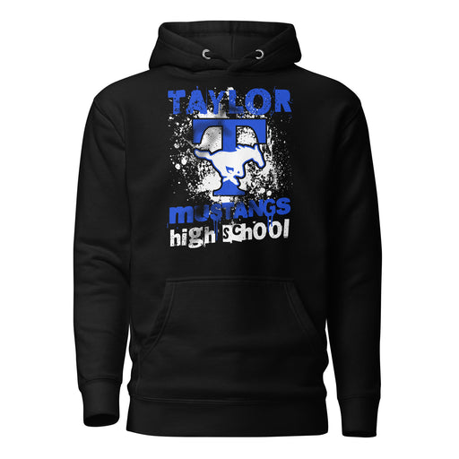 Taylor High School Mustangs Black Premium Unisex Hoodie 205