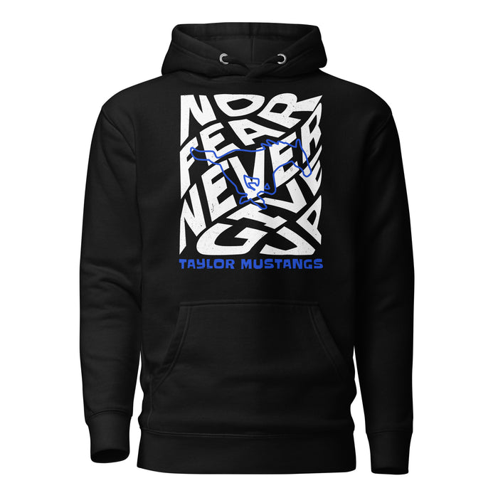 Taylor High School Mustangs Black Premium Unisex Hoodie 236