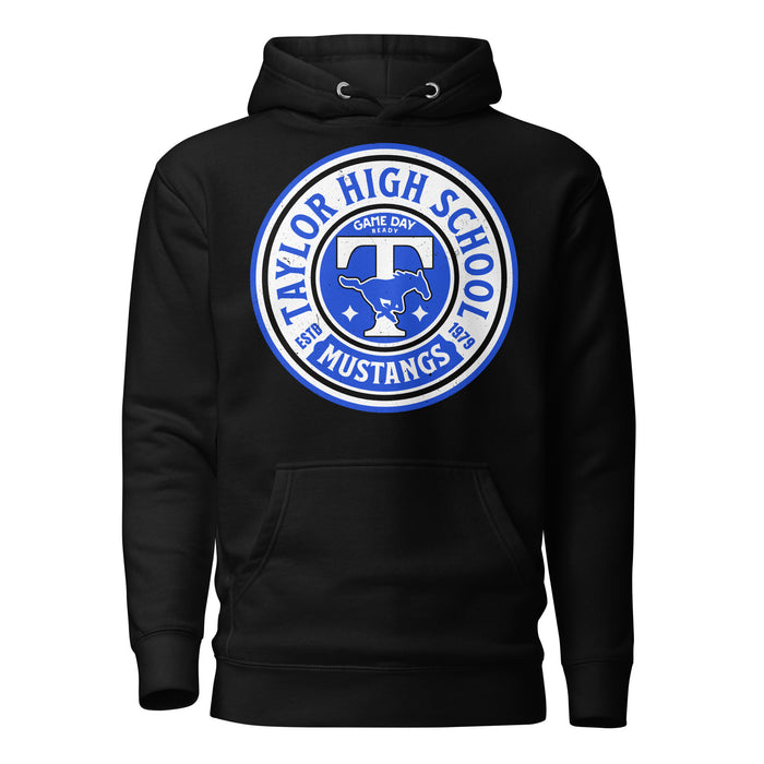 Taylor High School Mustangs Black Premium Unisex Hoodie 220