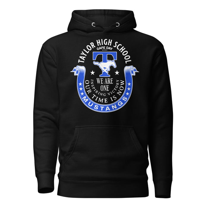Taylor High School Mustangs Black Premium Unisex Hoodie 229