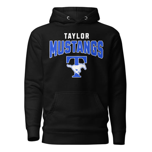 Taylor High School Mustangs Black Premium Unisex Hoodie 234