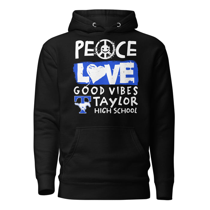 Taylor High School Mustangs Black Premium Unisex Hoodie 240