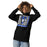 Woman wearing Taylor High School Mustangs Black Premium Unisex Hoodie 235