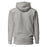 Back view of Taylor High School Mustangs Grey Premium Unisex Hoodie 223