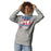 Woman wearing Oak Ridge High School War Eagles Grey Premium Unisex Hoodie 240