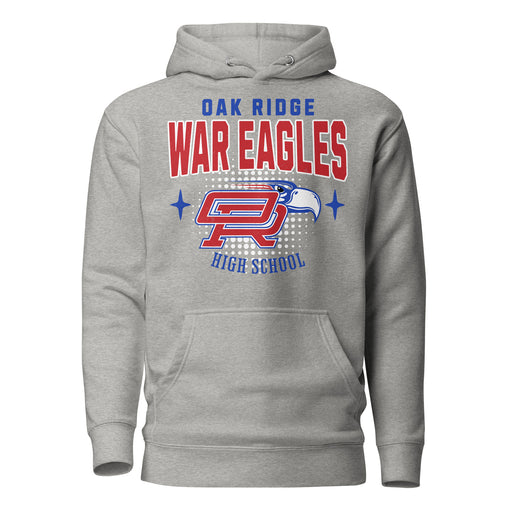 Oak Ridge High School War Eagles Grey Premium Unisex Hoodie 204