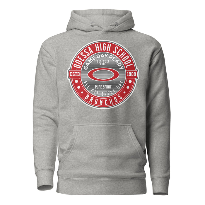 Odessa High School Bronchos Grey Premium Unisex Hoodie 224