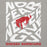 Close-up view of Odessa High School Bronchos Grey Premium Unisex Hoodie 236