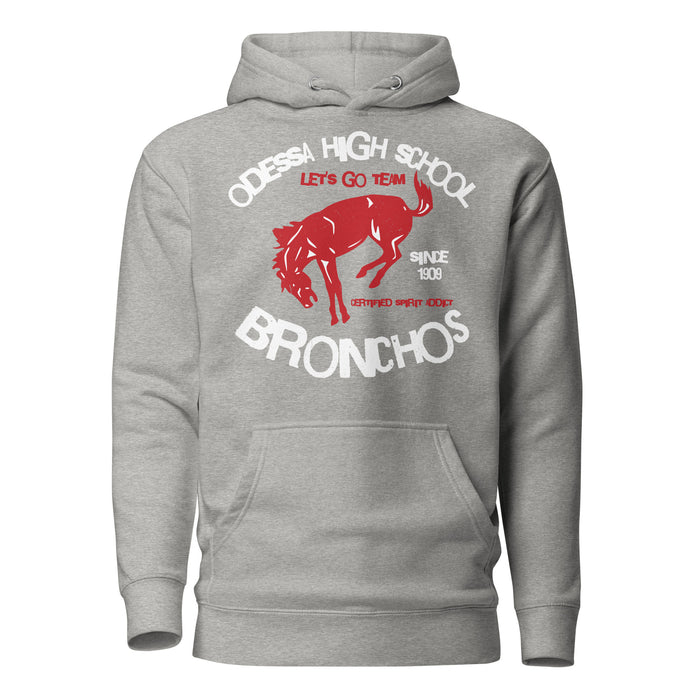 Odessa High School Bronchos Grey Premium Unisex Hoodie 228