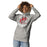 Woman wearing Odessa High School Bronchos Grey Premium Unisex Hoodie 228