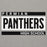 Permian Panthers High School logo on a gray background - premium hoodie design 098