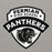 Permian High School Panthers logo on a gray background - premium hoodie design 221