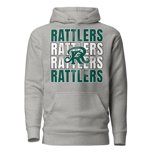 Reagan High School Rattlers Grey Premium Unisex Hoodie 233