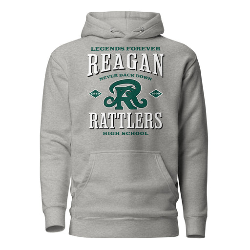 Reagan High School Rattlers Grey Premium Unisex Hoodie 230
