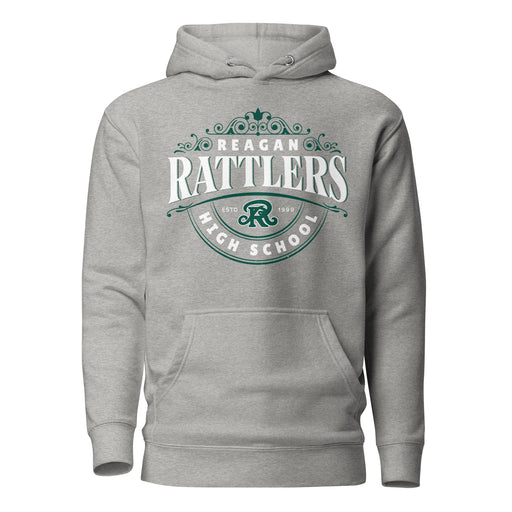 Reagan High School Rattlers Grey Premium Unisex Hoodie 211