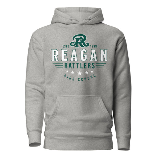 Reagan High School Rattlers Grey Premium Unisex Hoodie 217