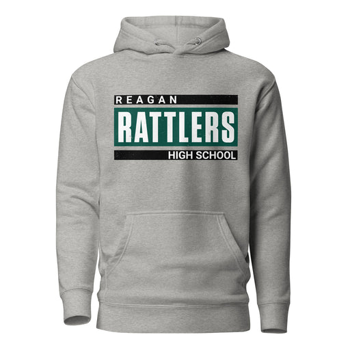 Reagan High School Rattlers Grey Premium Unisex Hoodie 098