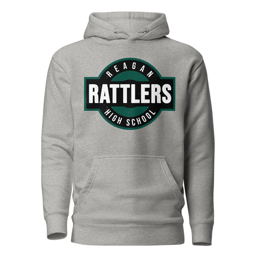 Reagan High School Rattlers Grey Premium Unisex Hoodie 011