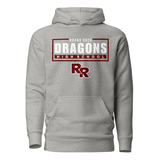 Round Rock High School Dragons Grey Premium Unisex Hoodie 049
